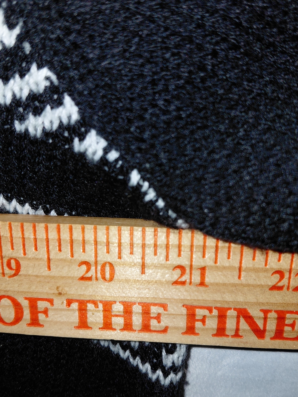 Cowl Neck Black Aztec-Pattern Sweater #2586 - Picture 6 of 7